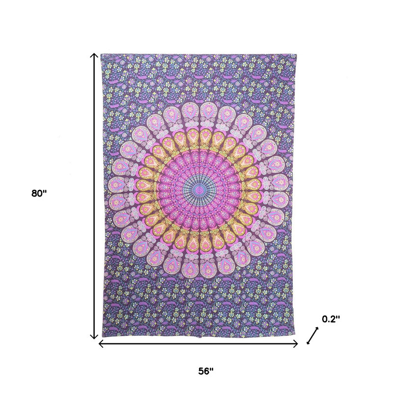 Tapisserie 80 po x 56 po Mandala
