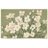 Tapis en cascade vert-bleu light Andora