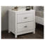 Cadre de lit en bois massif robuste avec 2 tables de chevet Albany-100150074-100150079