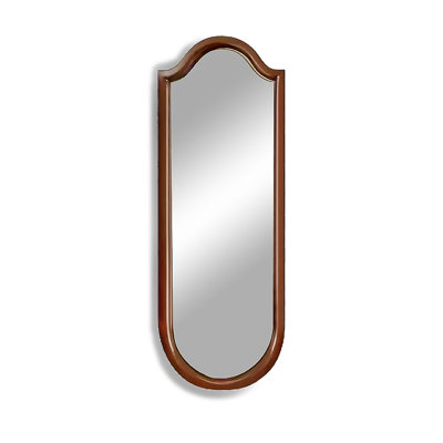 French Vintage Solid Wood Frame High-Definition Full-Length Mirror