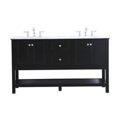 Bonsai 60'' Double Bathroom Vanity