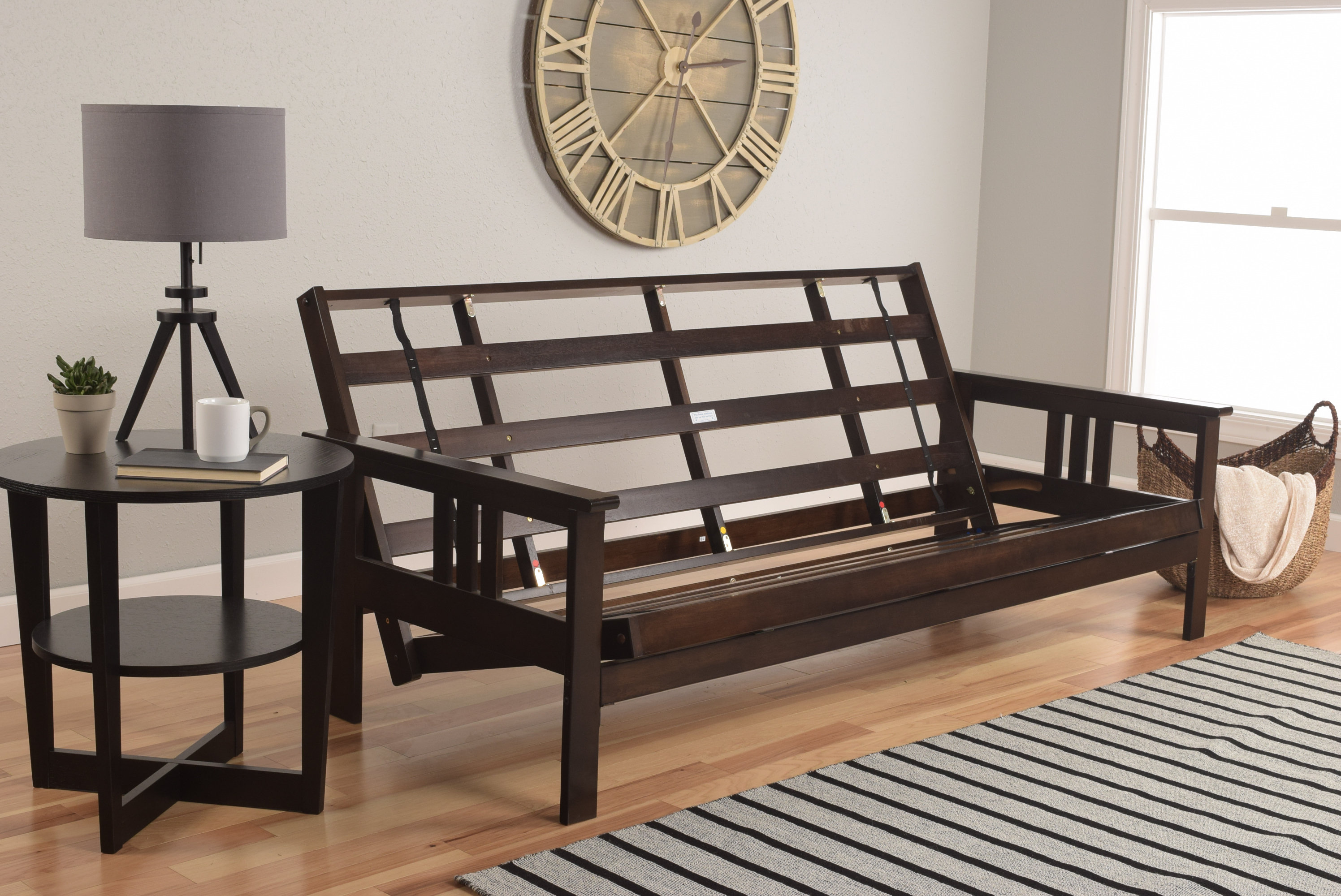 Queen metal futon deals frame