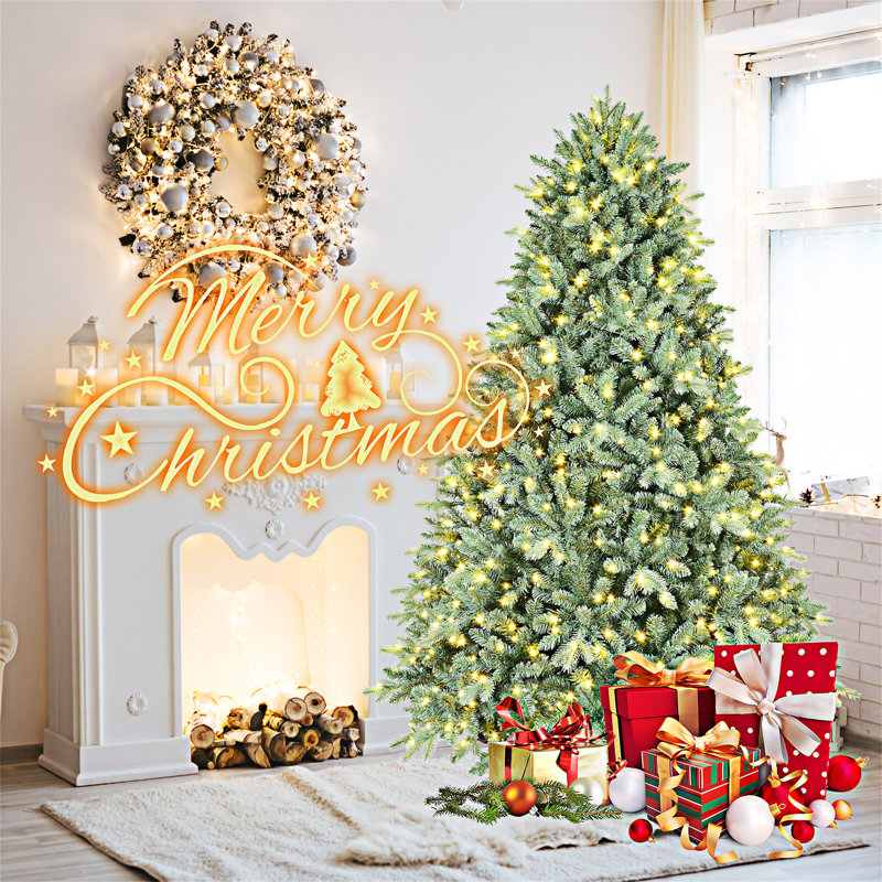 Tint Christmas Tree With Metal Stand, 4', Illuminée