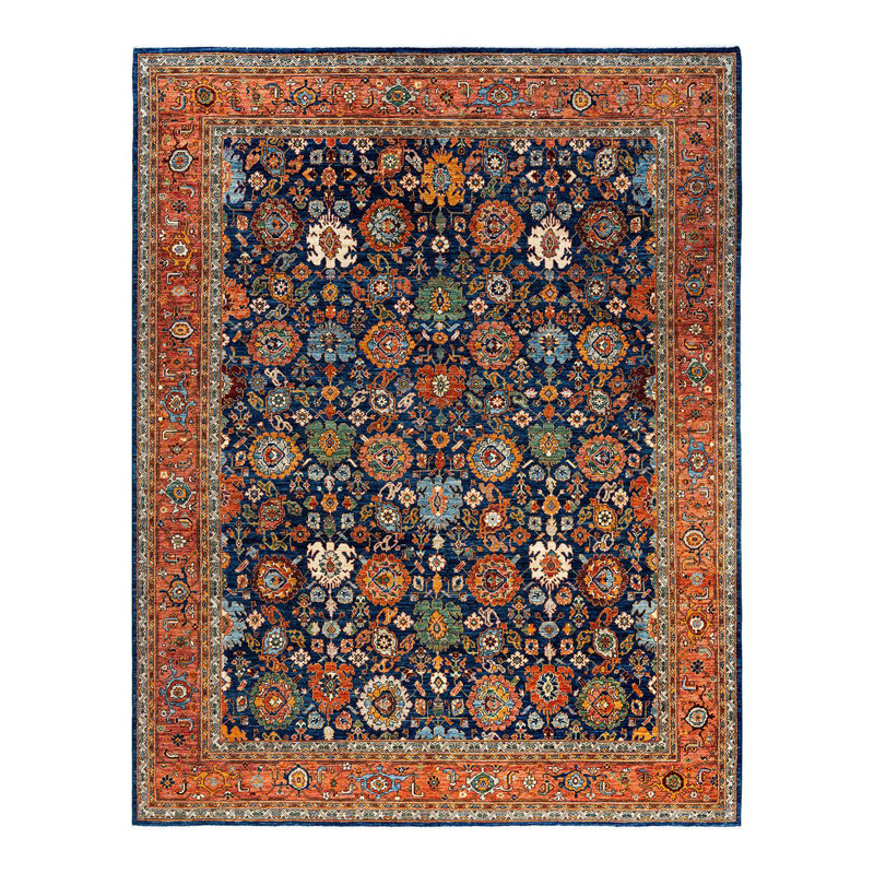 Serapi One-of-a-Kind 9' 2" X 11' 9" Hand Knotted Area Rug