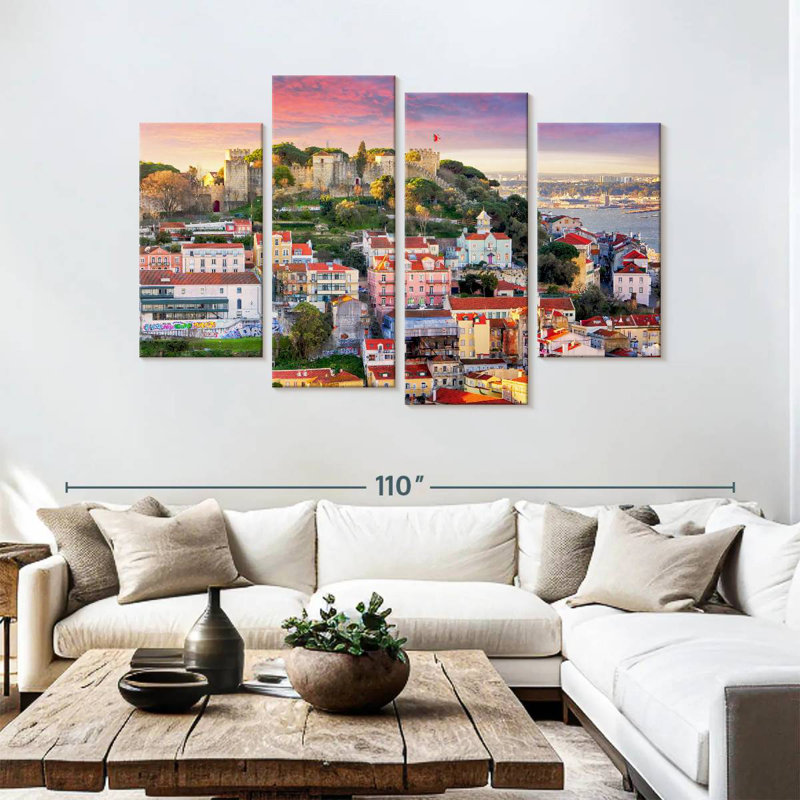 Marchelle Lisbon, 54" H x 84" W