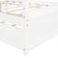 Size Canopy Bed With Trundle, And Pinewood Full Trundle Canopy, Versatile Decor, Solid Wood, White