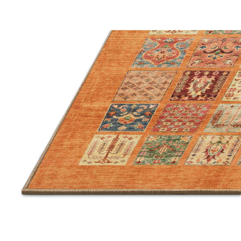 Abstract Indoor Rug, Rectangle 7' x 10'