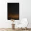 «Black and Gold Abstract Gradient Art», reproduction d'art sur toile encadrée-120783683-120783685