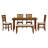 Dining Room Table And Chairs With Bench, Set Of 6-1784211567