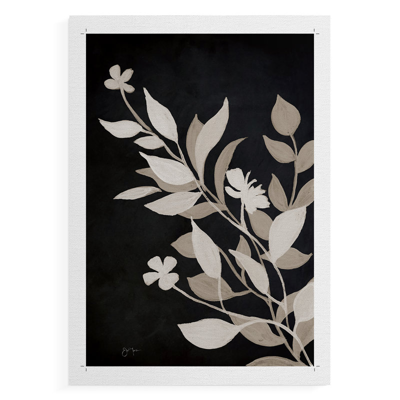 Silhouette de minuit II - reproduction de toile seulement - non encadrée, H 27 po x l 18 po