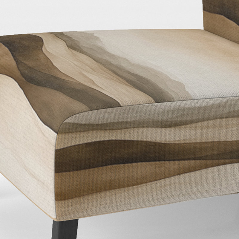 Fauteuil de chambre désert rembourré Desert, Pantoufle sans accoudoirs