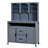 65''H Outdoor Patio Kitchen Island With Hutch, Cabinets-857218726