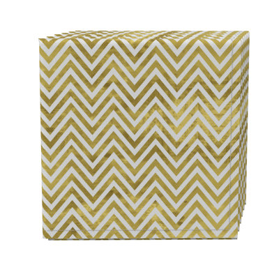 Cotton Twill Chevron Square Napkin