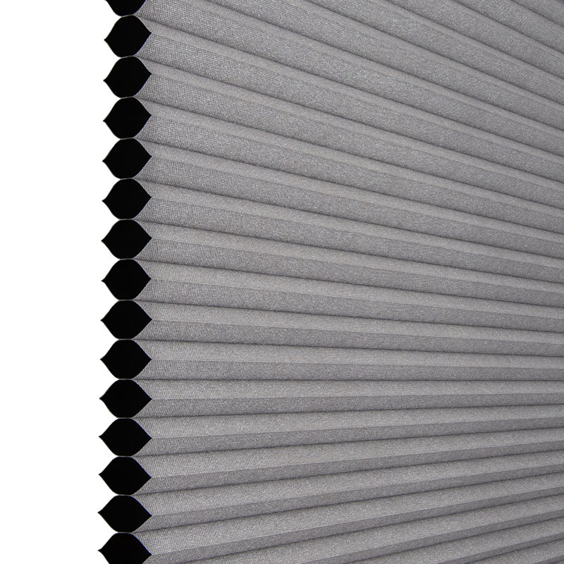 Cordless Blackout Cellular Shade, Dark Gray, 37.75"W x 64"L