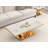 Rectangle Coffee Table With Luxury Mirrored Double X-Base-103173091