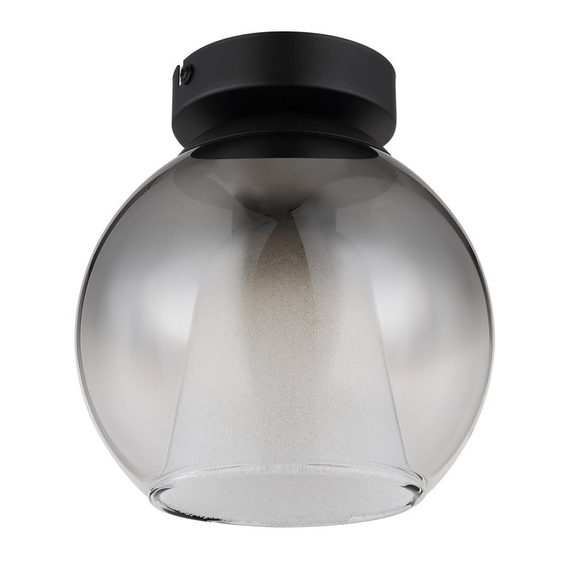 Jaxony Flush Mount, Matt black