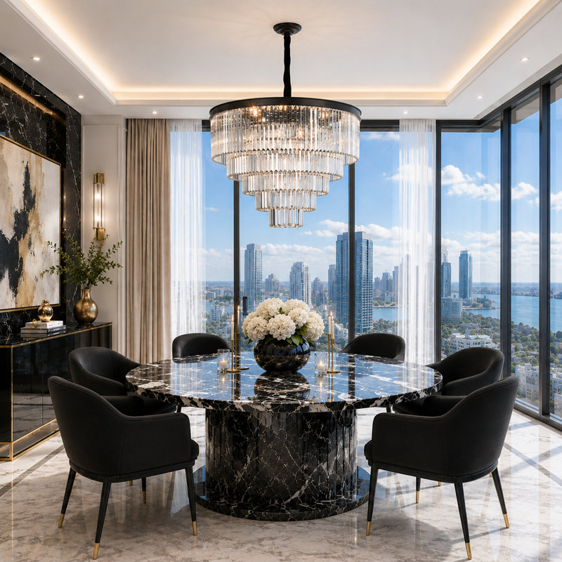 Allure 28-Light Round LED Chandelier
