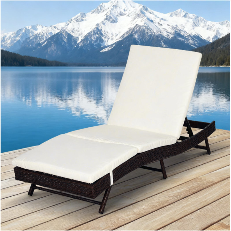 Chaise longue de patio, chaise de piscine