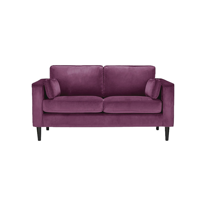 Millerville Velvet Sofa, Amethyst, 93"H x 140"W x 93"D