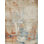Infinity Power Loomed Wool/Nylon Abstract Area Rug in Ivory/Blue/Terracotta