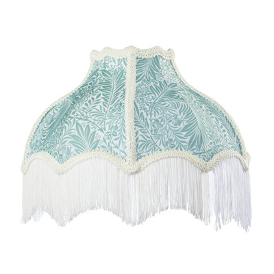21cm H Cotton Empire Pendant Shade ( Screw On ) in Green