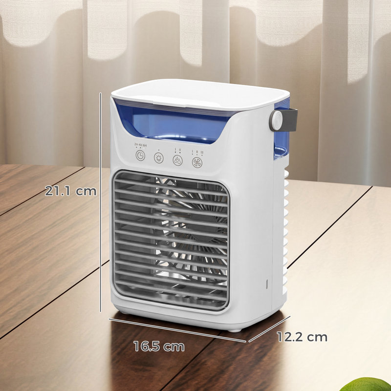 Desk Fan, White