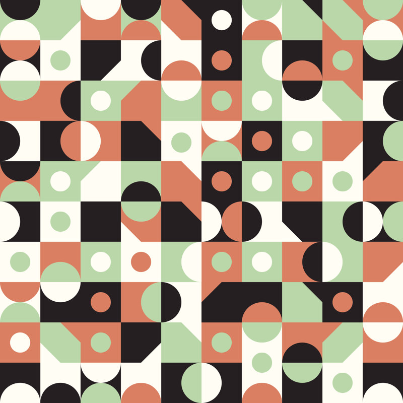 Seamless Pattern by Yury_Velikanov - Wrapped Canvas Print, 76cm H x 76cm W x 3.8cm D