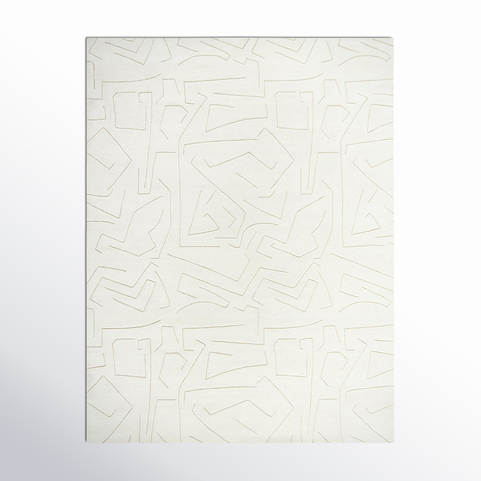 Lorette Hand-Tufted Abstract Rug, Rectangle 8' x 10'