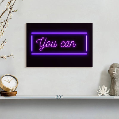 You Can Neon Sign