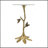 14x14x23.6" Leafy Branch Side Table