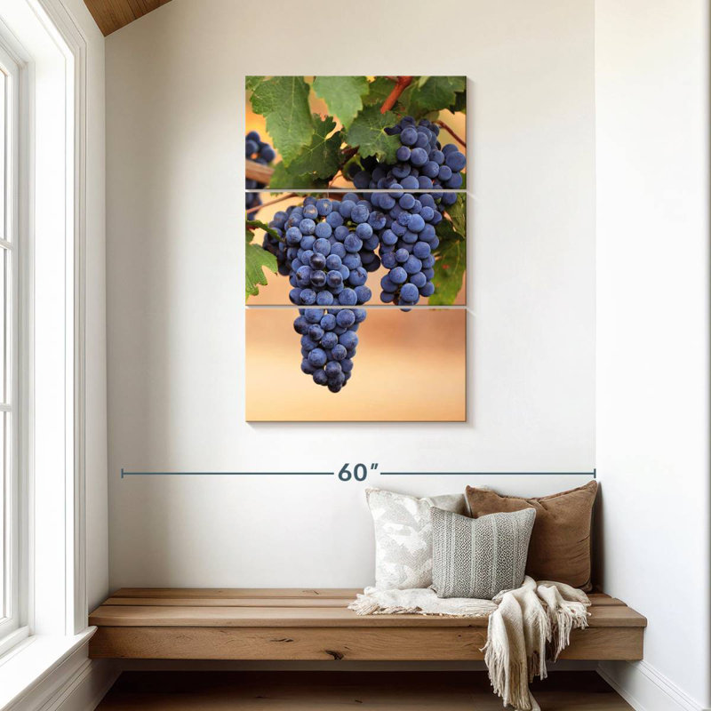 Yarlin Grapes On The Vine, 45" H x 28" W