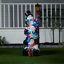 Lampadaire empilable bonhomme de neige avec DEL