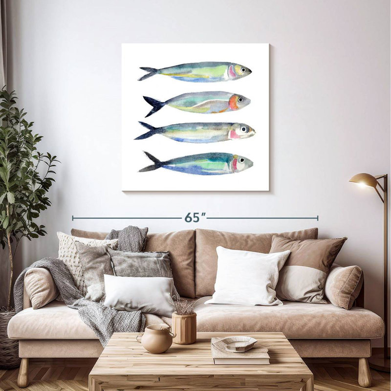 Brampt Sardine Team I, 39" H x 39" W