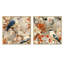 Lenora - Ensemble de 2 collages carrés floraux-101848373-101848371
