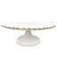 Encanto Vienna Pedestal Cake Plate (Cream and White)