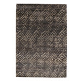 Brown Nu Vibrant Transitional Tibetan Silk Rug - 10' x 14'2"