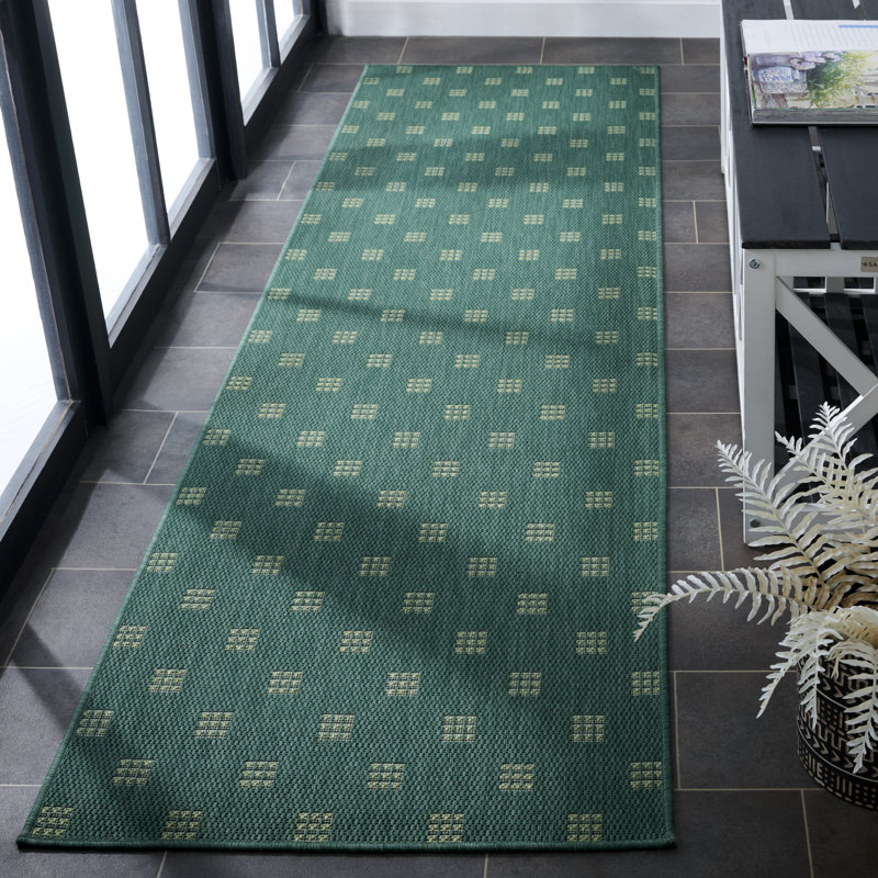 Terrace 806 Geometric Indoor/Outdoor Rug, Runner 2'3" x 8'