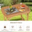 Table de salle à manger d'extérieur Roznin