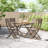 Amaure 4 - Person Acacia Wood Patio Dining Set with Rectangular Table-990794712