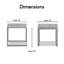Table d'appoint d'extérieur Elle Decor Tropez, gris