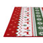 Tapis lavable à la machine Christmas Party - rouge / blanc / vert-1155095715