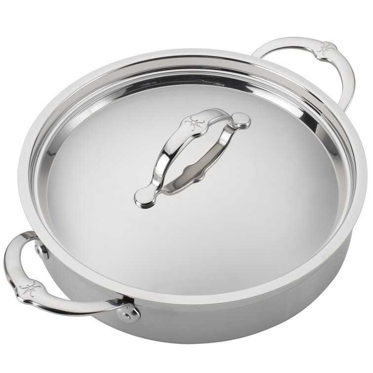 Hestan ProBond Stainless Steel Essential Pan with Lid, 3.5-Quart