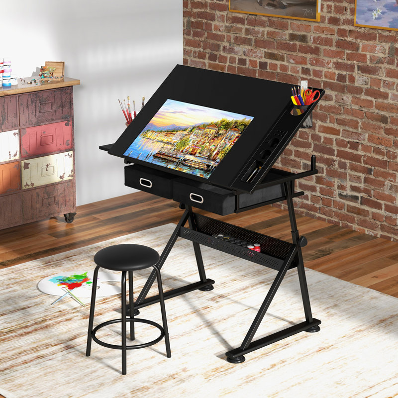 Amukta Adjustable Height Writing Desk