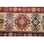 Tapis oriental géométrique bleu Kazak 9