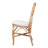 Scheel Fabric Rattan Side Chair Dining Chair