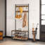 Aaditiya Hall Tree 70cm Wide with Bench and Shoe Storage-1838482977