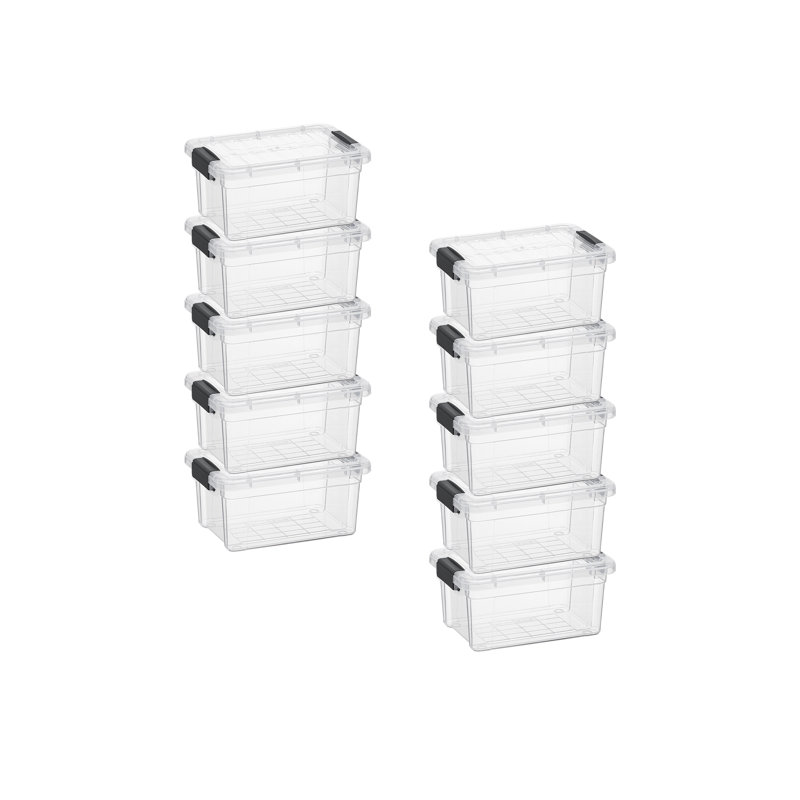  Boîte de crayons en plastique empilable X 1.05 pintes, paquet de 36, 1,05 pte
