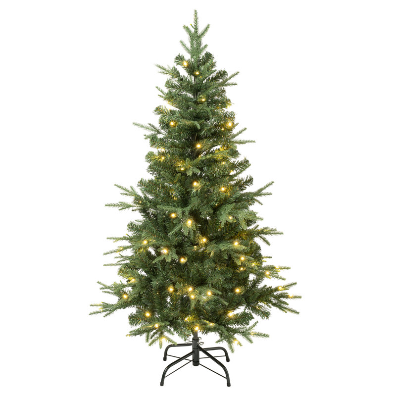 Arbre vert clair Duxbury, H 4,5 pi, Illuminé