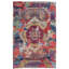 High-Quality Hand-Knotted Red And Navy Area Rug