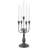 Metal Antique Style Decorative Black Candelabra